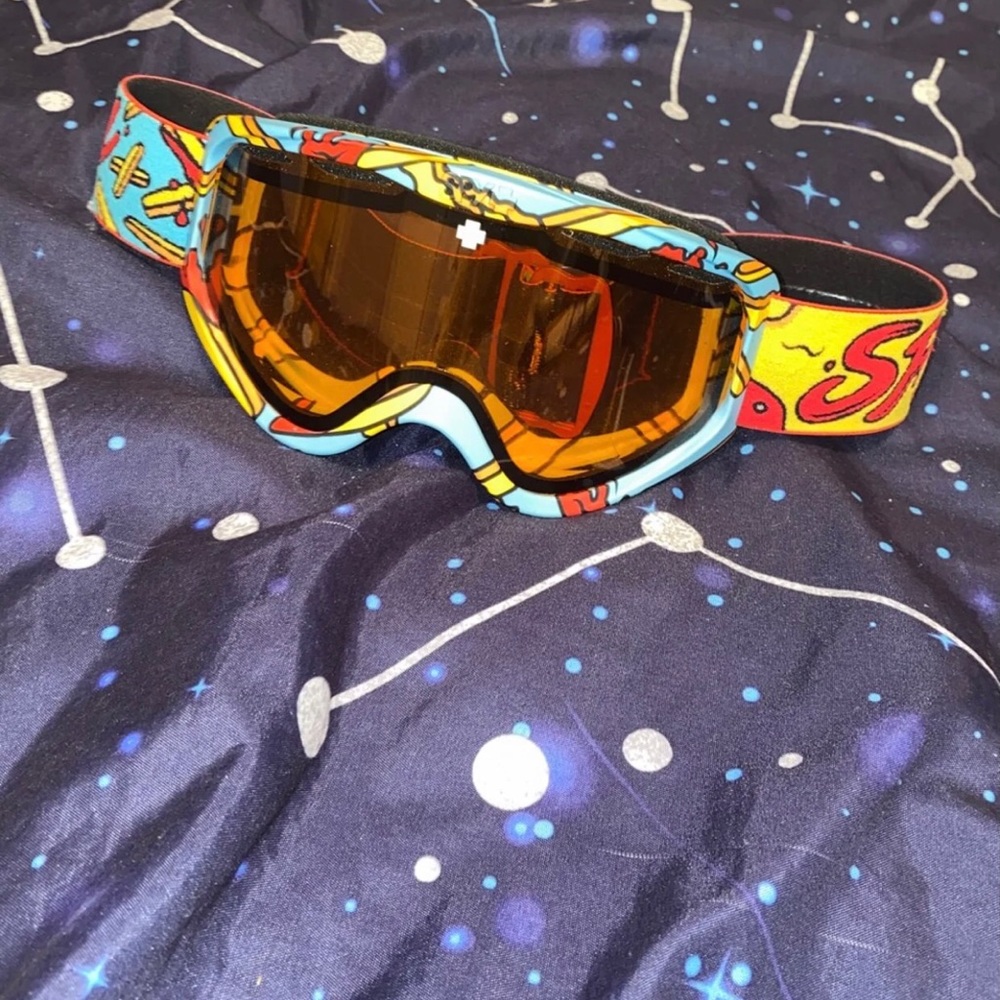Pizza and Fry Ski Goggles